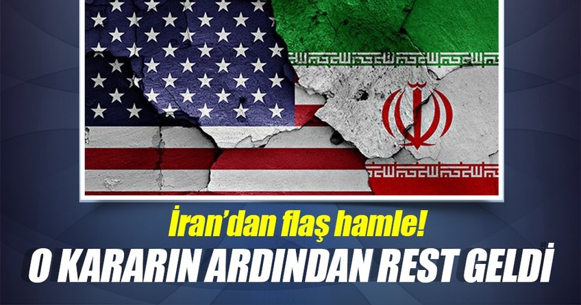 İran’dan ABD’ye misilleme