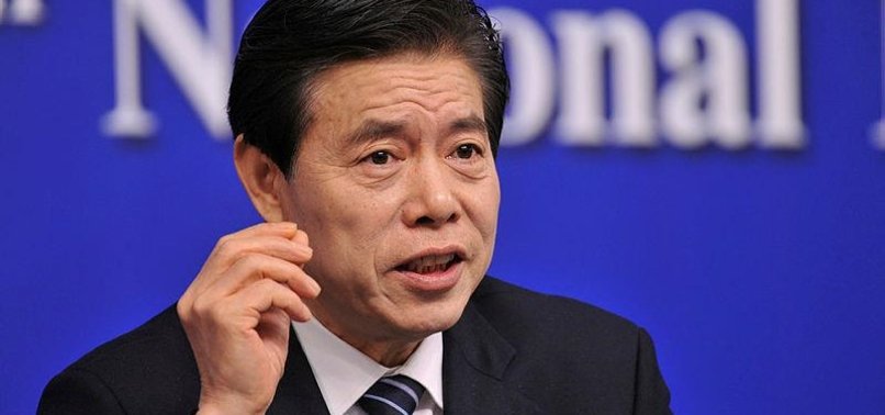 CHINA MINISTER SAYS TRADE WAR WITH US WOULD BE DISASTER