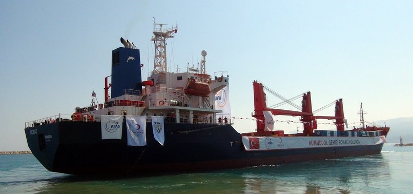 TURKISH HUMANITARIAN AID SHIP LEAVES FOR SOMALIA