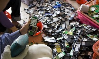 1 milyon telefon 34 kilo altın içeriyor