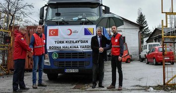 Truckloads of Turkish aid arrives in Bosnia-Herzegovina