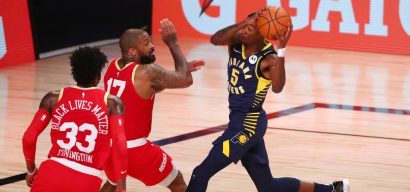 PACERS HOLD OFF JAMES HARDEN AND THE ROCKETS, 108-104