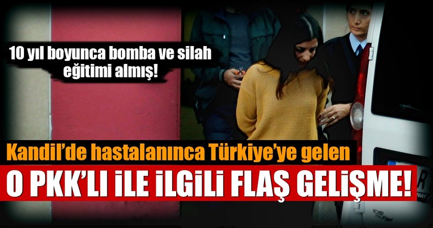 Kandil’de bomba ve silah eğitimi alan PKK’lı kadın tutuklandı!