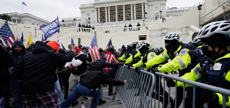 US CAPITOL LOCKED DOWN AS TRUMP SUPPORTERS CLASH WITH POLICE