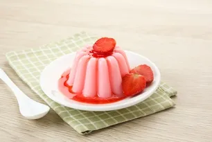Çilekli Puding