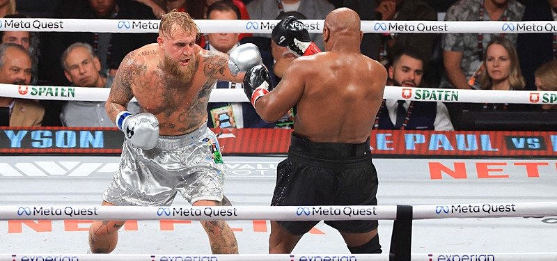Paul beats Tyson as former heavyweight champ can't turn back clock