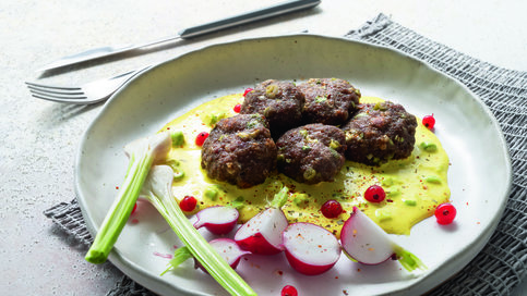 Köri Soslu, Sarımsaklı Köfte