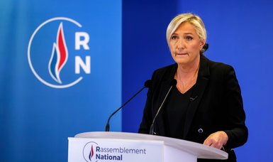 French far-right leader Le Pen calls for closure of mosques by declaring a war against Islamism