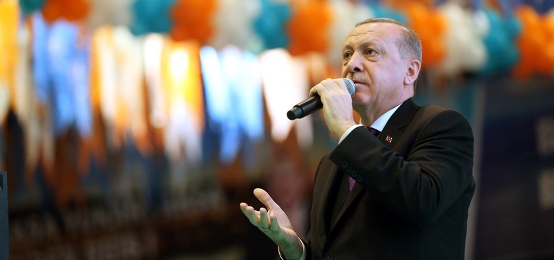 FIGHT AGAINST TERROR TO CONTINUE WITHOUT HESITATION IN SYRIA: ERDOĞAN