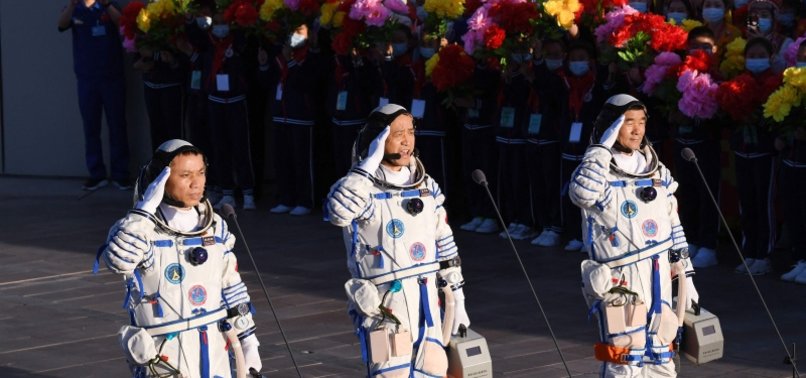 CHINESE ASTRONAUTS RETURN TO EARTH AFTER 90-DAY MISSION