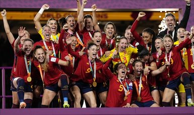 Spain national football women’s team refuse to play until federation head steps down after kissing player