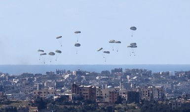 Spain air drops 26 tonnes of humanitarian aid to Gaza