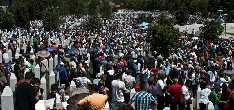 THOUSANDS MARCH TO HONOR SREBRENICA VICTIMS IN BOSNIA