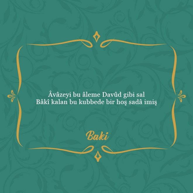 Divan şairlerinden en güzel beyitler