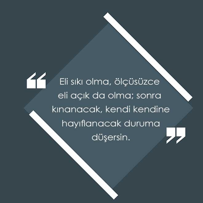 CİMRİLİKTEN VE İSRAFTAN SAKINMAK