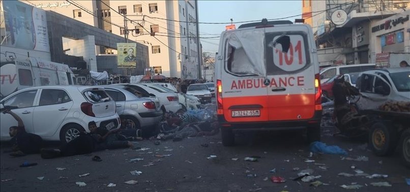 VIOLENT BOMBARDMENT SHAKES AREAS AOUND AL- SHIFA HOSPITAL, AL-SHATI CAMP