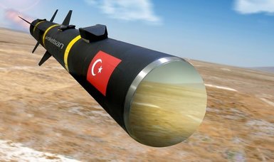 Full hit from extended long-range anti-tank missile system