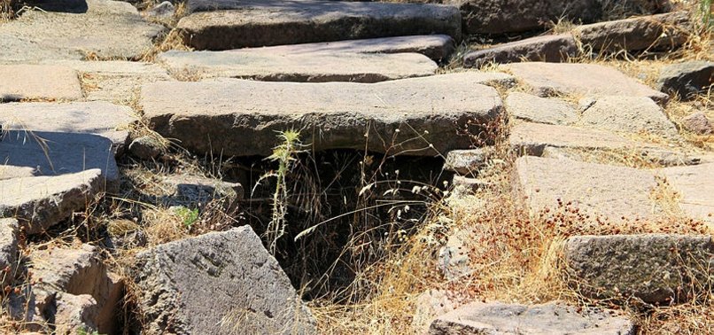 ANCIENT CITY OF AIGAI IN TURKEY IMPRESSES WITH ITS WATERWORKS