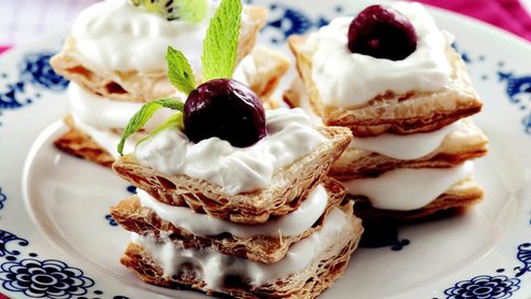 Kremalı Milföy Atıştırmalıkları