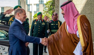 Germany's Scholz meets Saudi's crown prince in Gulf tour