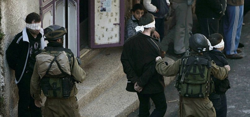 ISRAEL ROUNDS UP 12 PALESTINIANS IN OCCUPIED WEST BANK