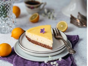 Limon Soslu Cheesecake