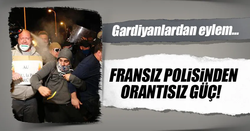 Fleury-Merogis Cezaevinde 350 gardiyan eylem yaptı