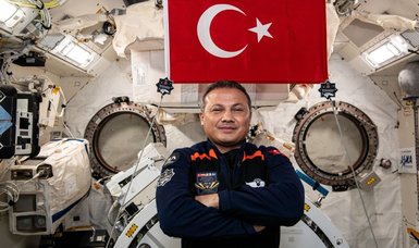 1st Turkish astronaut conducts 'message' experiment in space