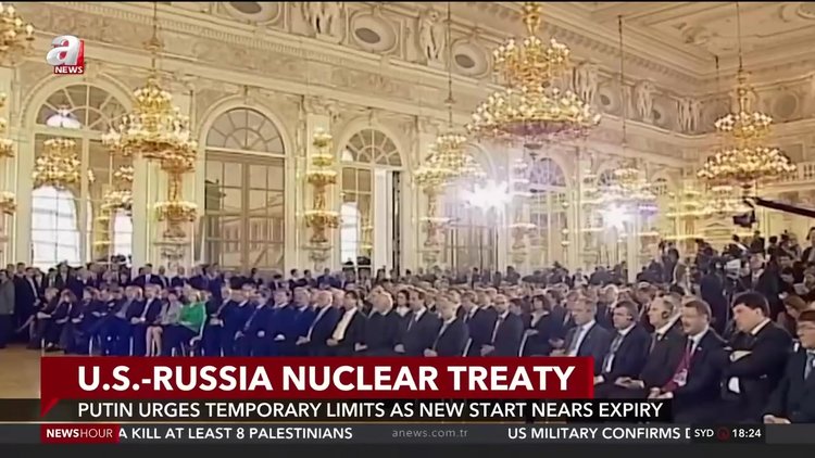 Putin urges temporary limits as New START nears expiry