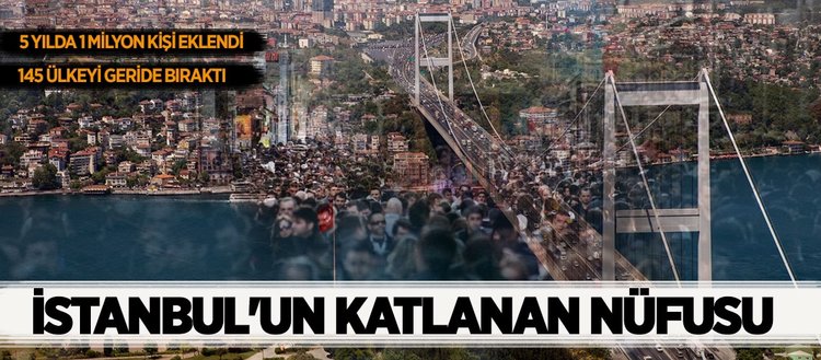 İstanbul’un katlanan nüfusu