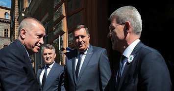 Turkish leader meets members of Bosnian Presidency