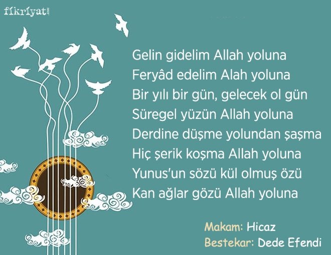 Gelin gidelim Allah yoluna