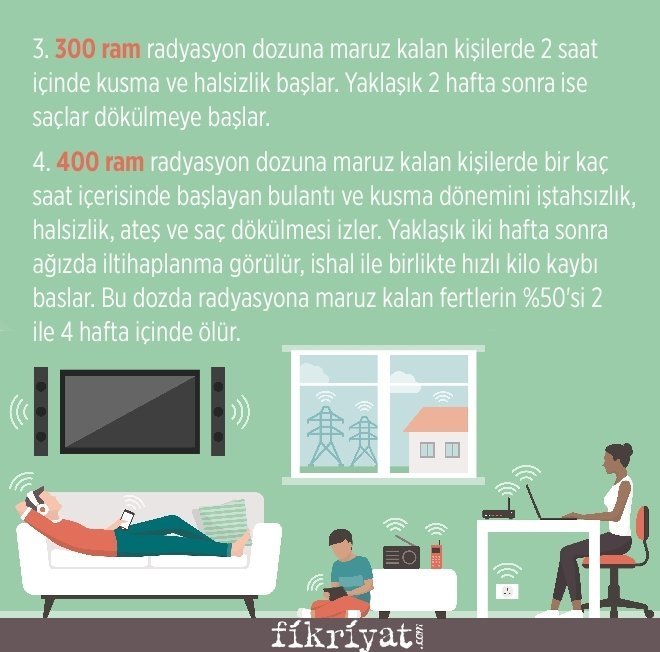 RADYASYONA MARUZ KALINCA VÜCUDUMUZA NELER OLUYOR?