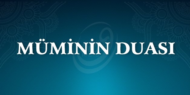 Müminin Duası