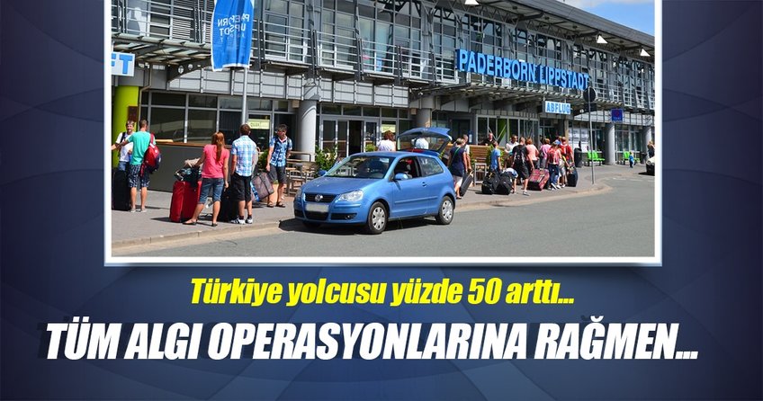 Türkiye yolcusu yüzde 50 arttı
