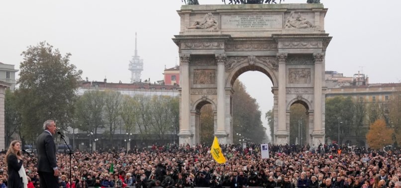 THOUSANDS IN ITALY DEMONSTRATE AGAINST GOVERNMENTS COVID POLICIES