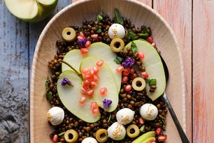 Yeşil Elmalı Maş Fasulyesi Salatası