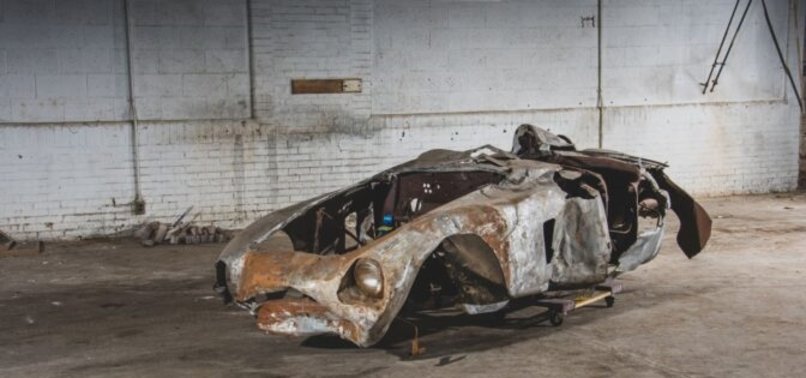 CHARRED REMAINS OF 1954 FERRARI COMMANDS $2 MILLION AT AUCTION