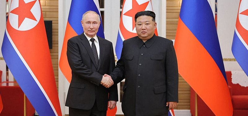 Putin thanks Kim for hospitality on visit to Pyongyang