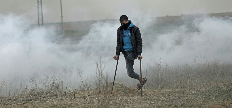 SCORES OF PALESTINIANS HURT IN CLASHES IN WEST BANK, GAZA