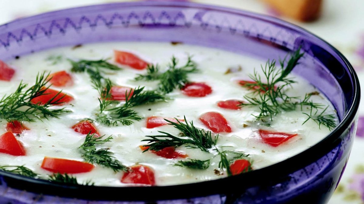 Yoğurtlu Soğuk Yaz Çorbası