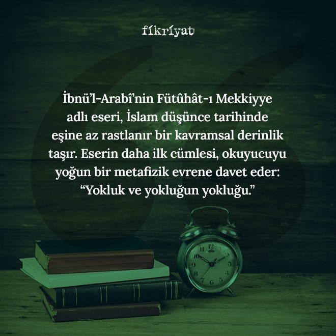 Fütûhât-ı Mekkiyye Okumaları – 2. Ders