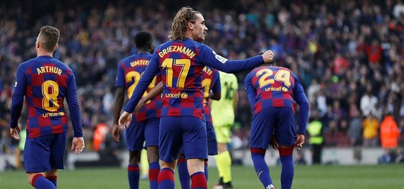 BARCELONA AT JOINT TOP OF LA LIGA AFTER WIN OVER GETAFE