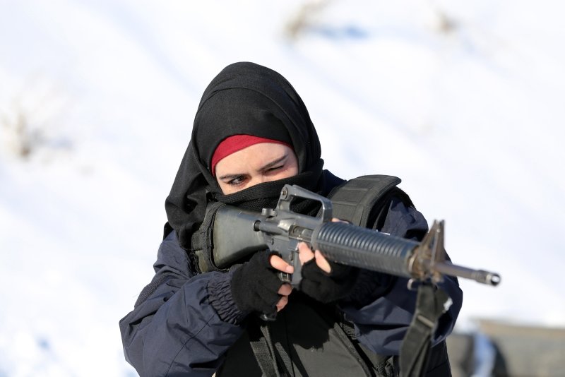 AFGHANISTANS FUTURE POLICEWOMEN BRAVE WINTER FOR TRAINING
