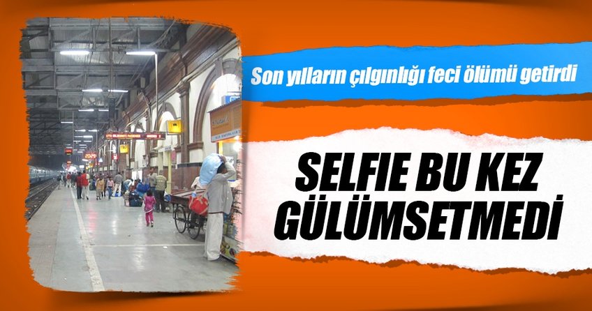 Selfie çekerken trenin altında kaldı