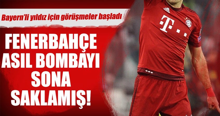 Fenerbahçe büyük oynuyor: Arjen Robben!