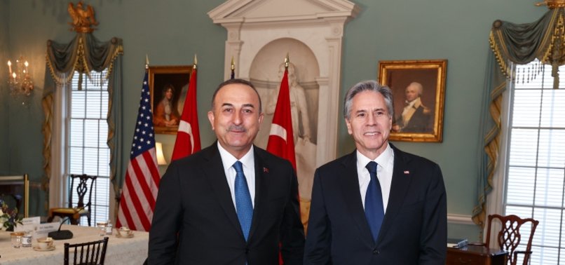 TURKISH FOREIGN MINISTER MEETS WITH US COUNTERPART IN WASHINGTON