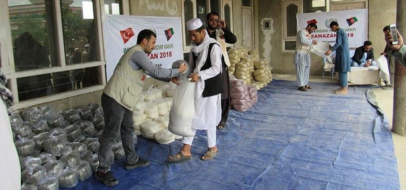 TURKEY’S IHH DISTRIBUTES AID TO 700 AFGHAN FAMILIES