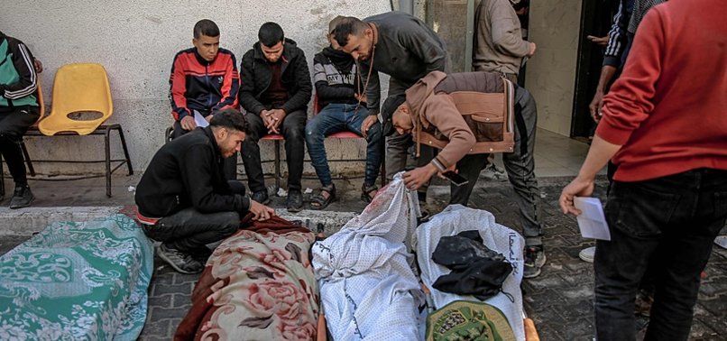 DOZENS KILLED, INJURED IN ISRAELI BOMBARDMENT OF CIVILIANS NEAR AL-SHIFA HOSPITAL IN GAZA