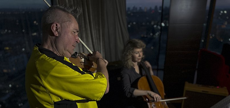 RENOWNED BRITISH VIOLINIST NIGEL KENNEDY PERFORMS IN ISTANBUL